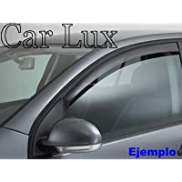 Car Lux AR00040 - Derivabrisas Deflectores de Viento Delanteros para Golf V 5 de 3 Puertas desd 2004
